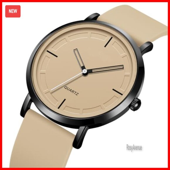 Unisex Quartz Watch Waterproof Silicone Band Minimalist Design main image 3